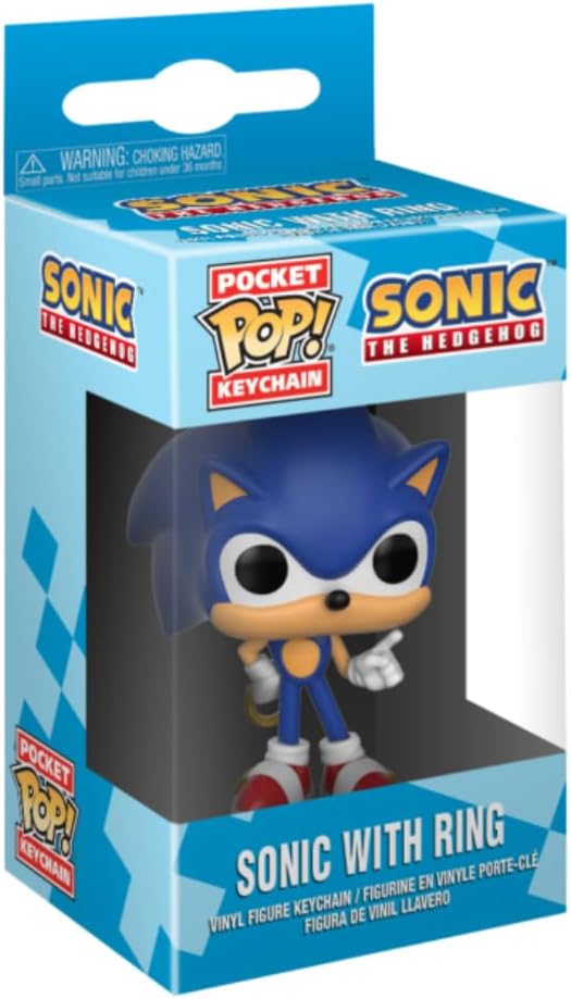 Sonic: Funko Pop! Keychain - Sonic With Ring